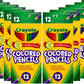 Crayola Colored Pencils Bulk School Supplies For Teachers 12 Packs with 12 Colors Amazon