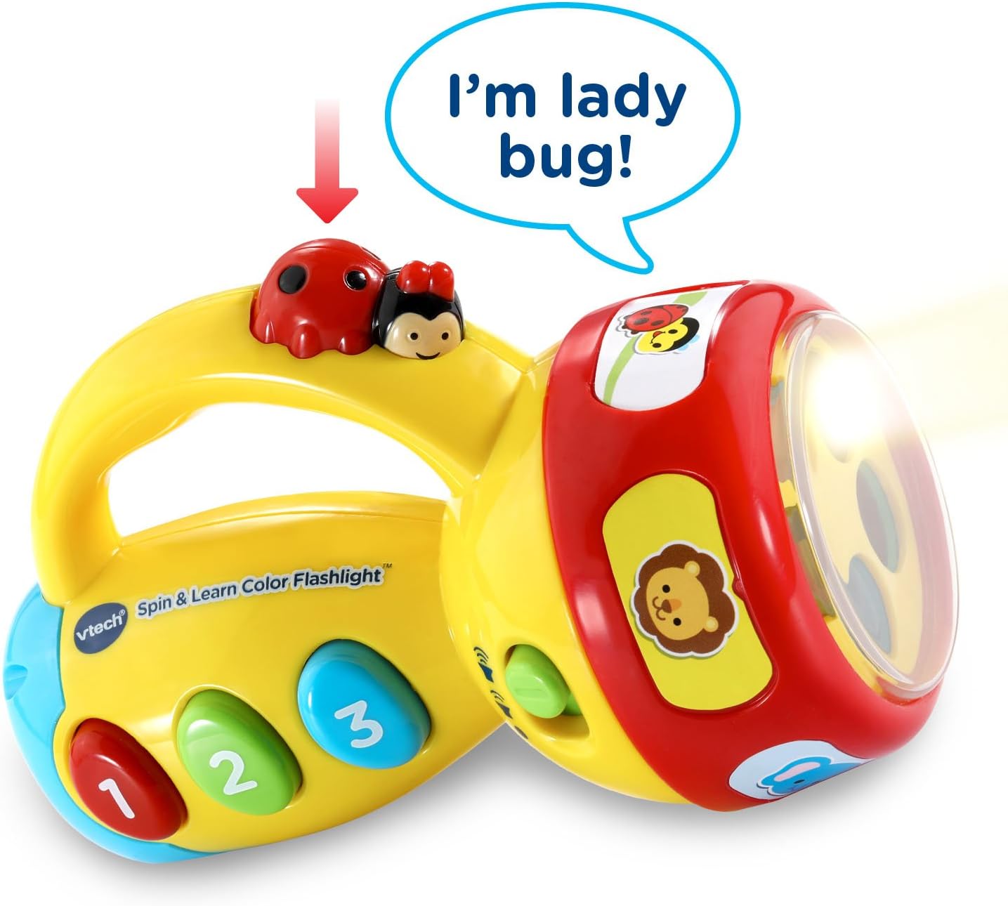 VTech Spin and Learn Color Flashlight Yellow