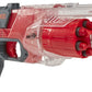 NERF Elite Disrupter Blaster 6-Dart Rotating Drum Slam Fire Translucent Red Easter Gifts