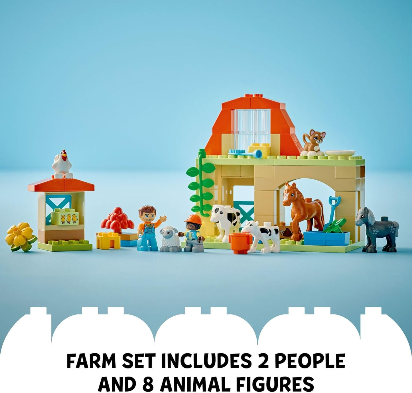 LEGO DUPLO Town Caring for Animals at The Farm Building Playset