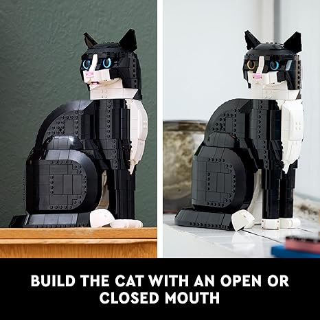 LEGO Ideas Tuxedo Cat Building Set