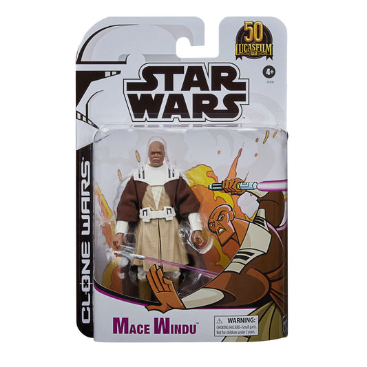 Star Wars Black Series 6-Inch Action Figure: Mace Windu (Clone Wars) - Walmart Exclusive!