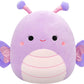 Squishmallows Original 16-Inch Brenda Lavender and Purple Butterfly - Official Jazwares Large Plush