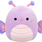 Squishmallows Original 16-Inch Brenda Lavender and Purple Butterfly - Official Jazwares Large Plush