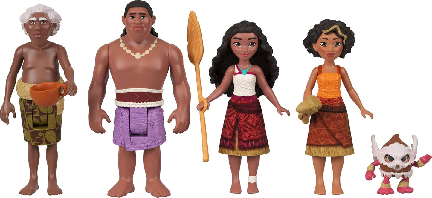 Mattel Disney Moana 2 Moana's Canoe Crew Playset