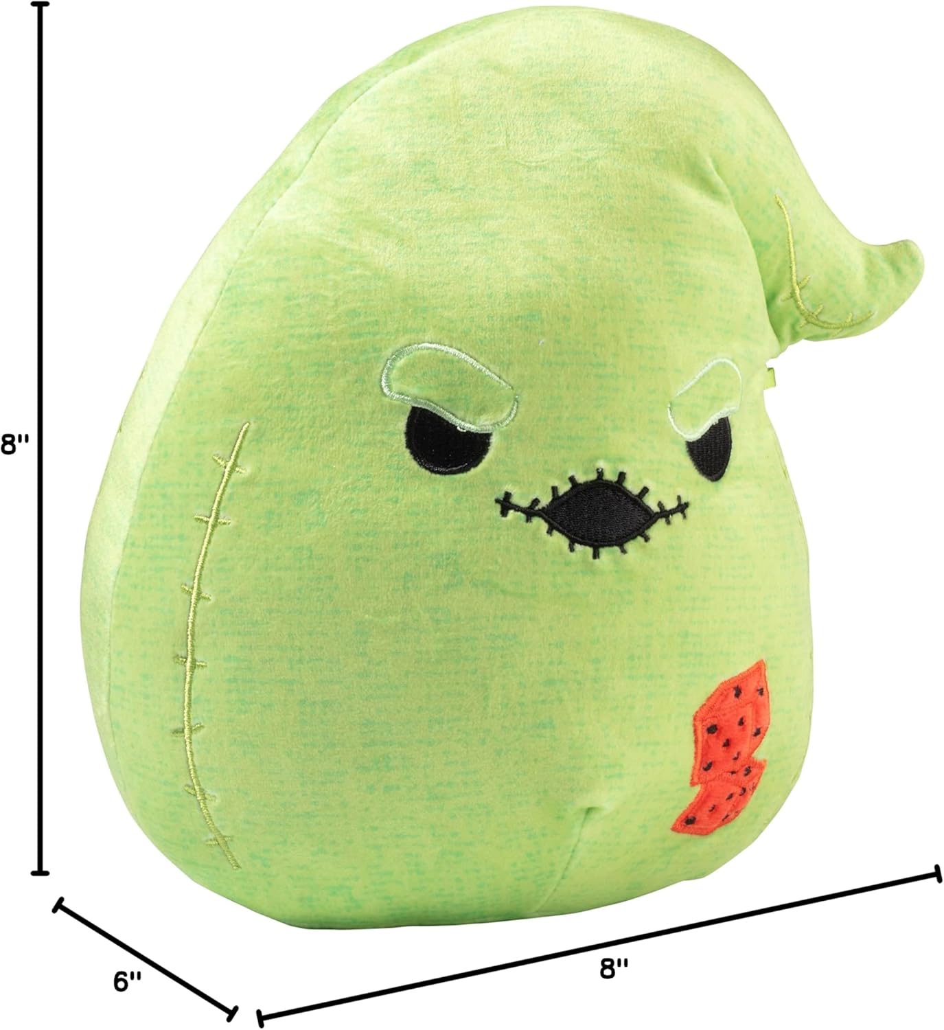 Squishmallows Original 8-Inch Green Oogie Boogie - Nightmare Before Christmas - Official Jazwares Plush