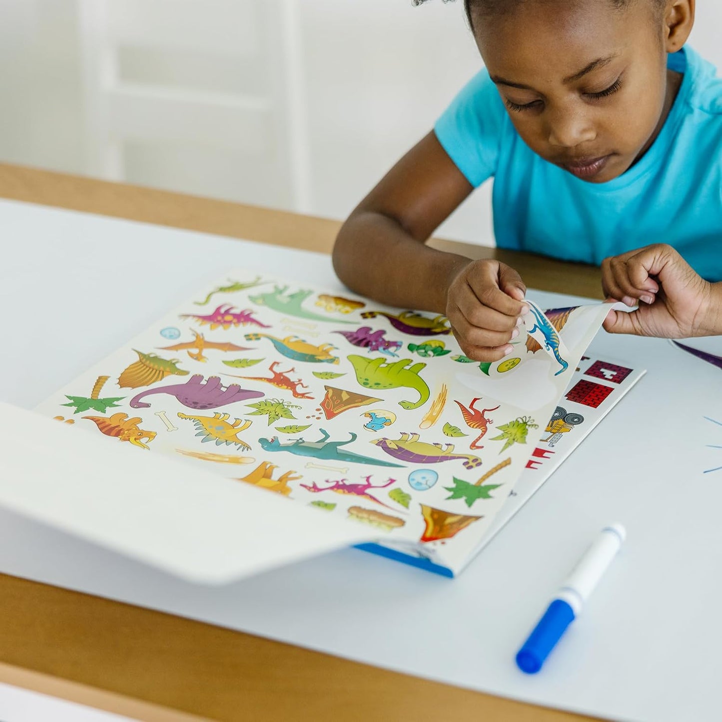 Melissa & Doug Melissa Doug Sticker Collection Book Dinosaurs Vehicle