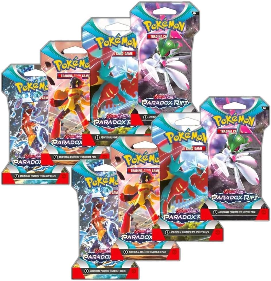 Pokemon Scarlet Violet-Paradox Rift 8 Sleeved Boosters