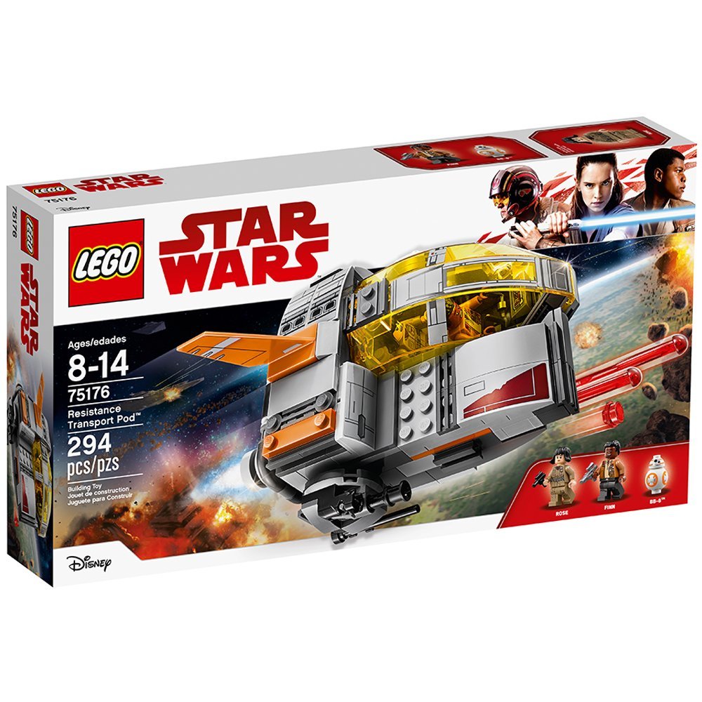 LEGO Star Wars Episode VIII Resistance Transport Pod 75176 Building Kit (294 Piece)