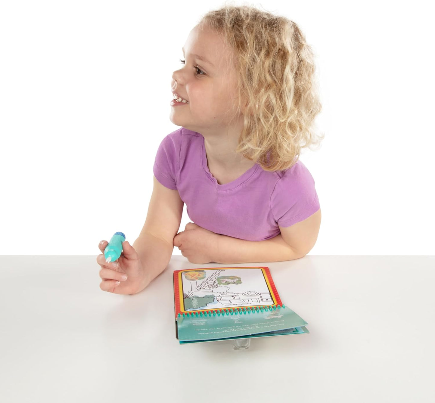 Melissa & Doug Melissa Doug On The Go Water Wow Reusable Water-Reveal Activity Pad-