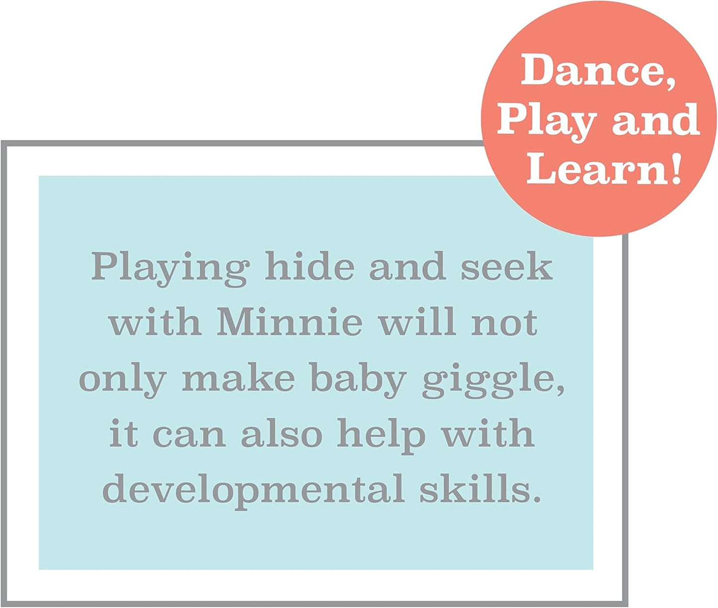Disney Baby 11-inch Hide-and-Seek Minnie Mouse Interactive Plush