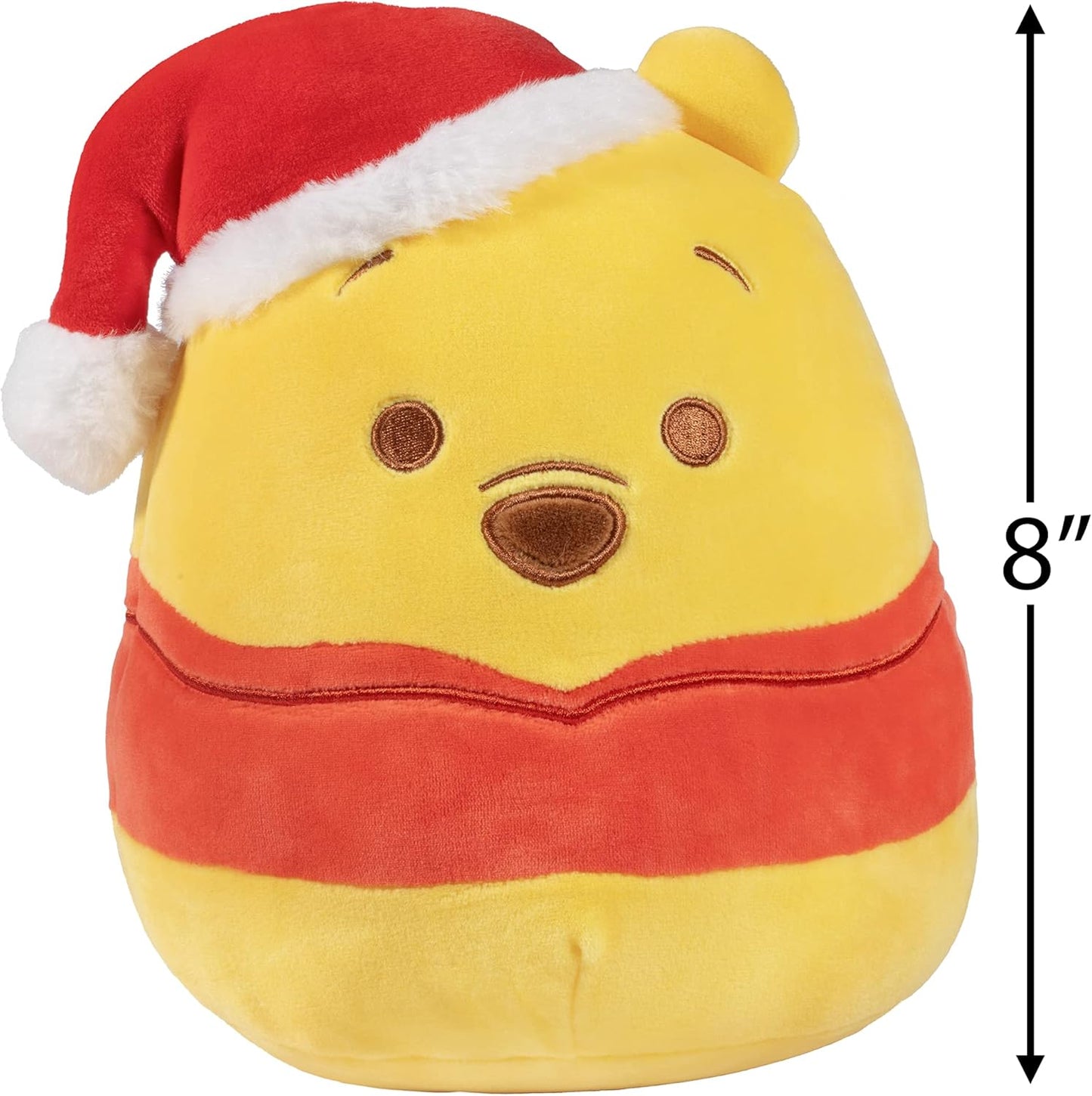 Squishmallows 8" Disney Winnie the Pooh Christmas Plush