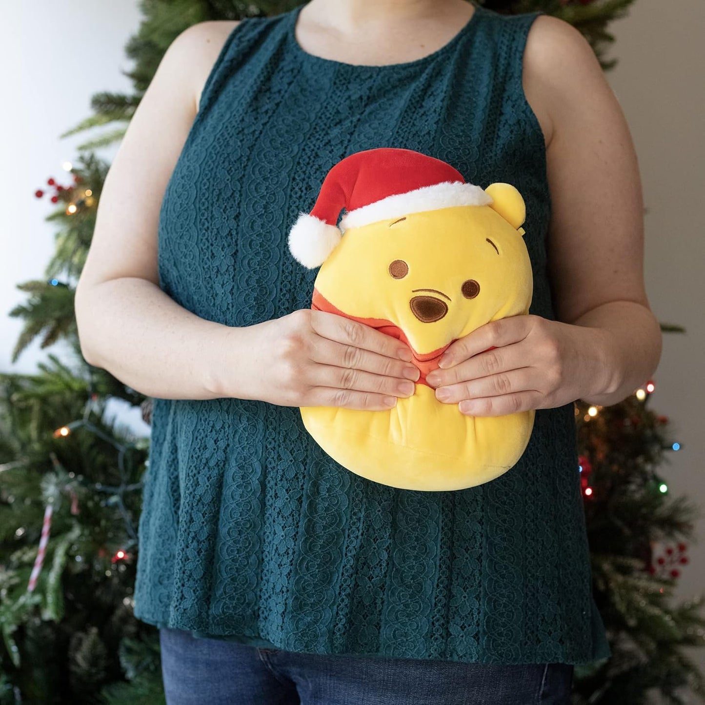 Squishmallows 8" Disney Winnie the Pooh Christmas Plush