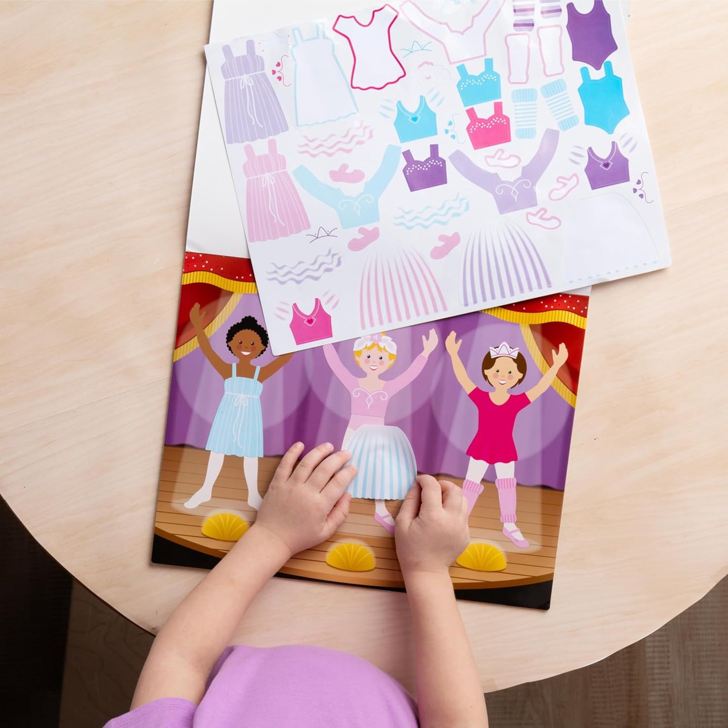 Melissa & Doug Melissa Doug Reusable Sticker Pad Dress-Up - 165 Removable Fashion