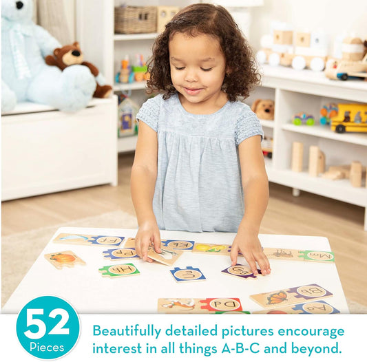 Melissa & Doug Melissa Doug Self-Correcting Alphabet Wooden Puzzle