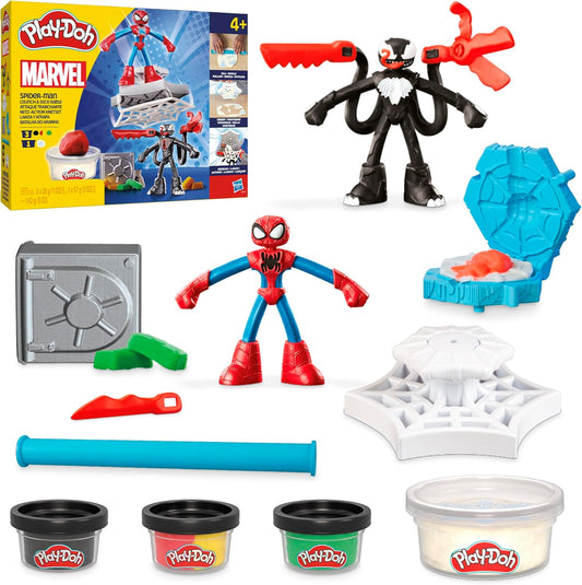 Play-Doh Marvel Spider-Man Launch Slice Battle Playset