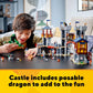 LEGO Creator 3 in 1 Medieval Castle Toy Transforms from Castle to Tower to Marketplace
