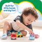 Just Play Sesame Street Twist and Pop Wheelies 3-Pack Preschool Toy Vehicle