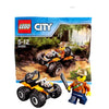 LEGO City Jungle 30355 ATV Car with Minifigure (Polybag, Ages 4+)