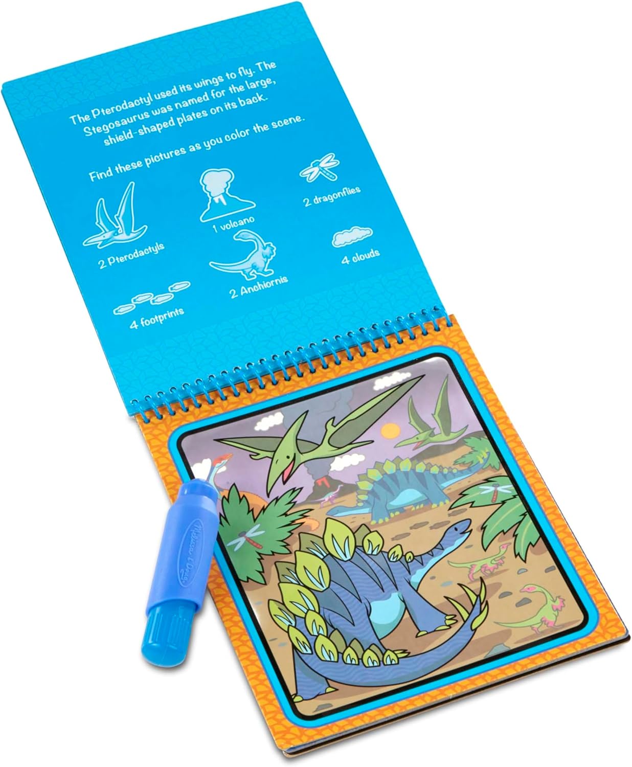 Melissa & Doug Melissa Doug On The Go Water Wow Reusable Water-Reveal Activity Pad -
