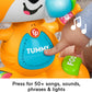 Fisher-Price Baby Learning Toy Link Squad Bop Groove Tiger with Music Lights for Ages 9