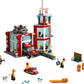 LEGO City Fire Station 60215 Fire Rescue Tower Building Set with Emergency Vehicle Toys; (509 Pieces)