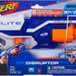 NERF Disruptor Elite Blaster - 6-Dart Rotating Drum Slam Fire Includes 6 Official Nerf