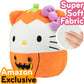 Squishmallows Original 8-Inch Hello Kitty Pumpkin - Official Jazwares Plush