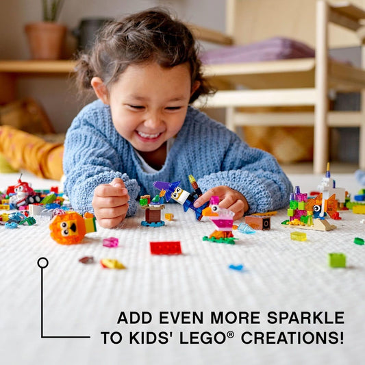 LEGO Classic Creative Transparent Bricks Building Set