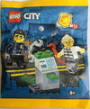 LEGO City Police Man Minifigure with Robber and ATM