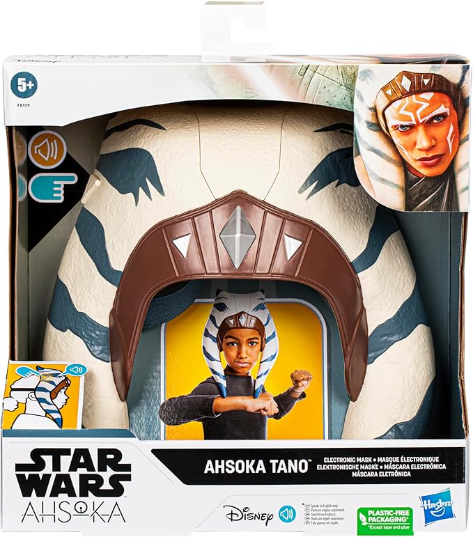 STAR WARS Ahsoka Tano Electronic Mask with Phrases & Sound Effects for Kids