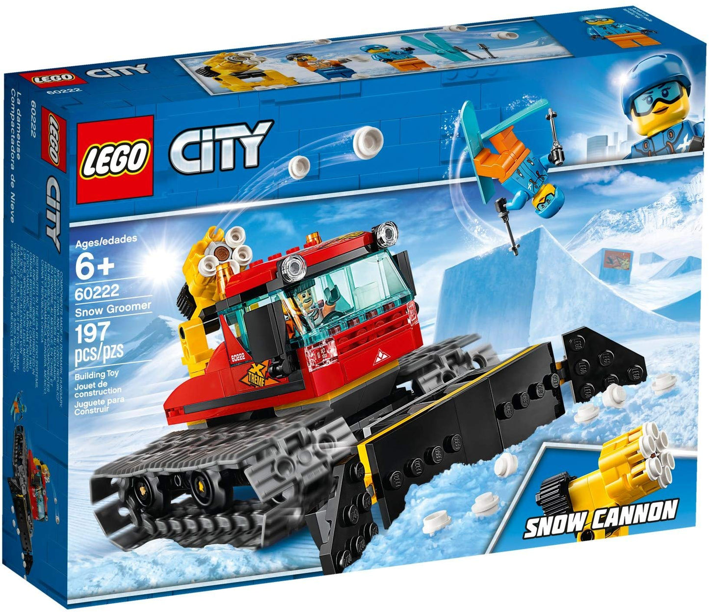 LEGO City Great Vehicles Snow Groomer Plough Set