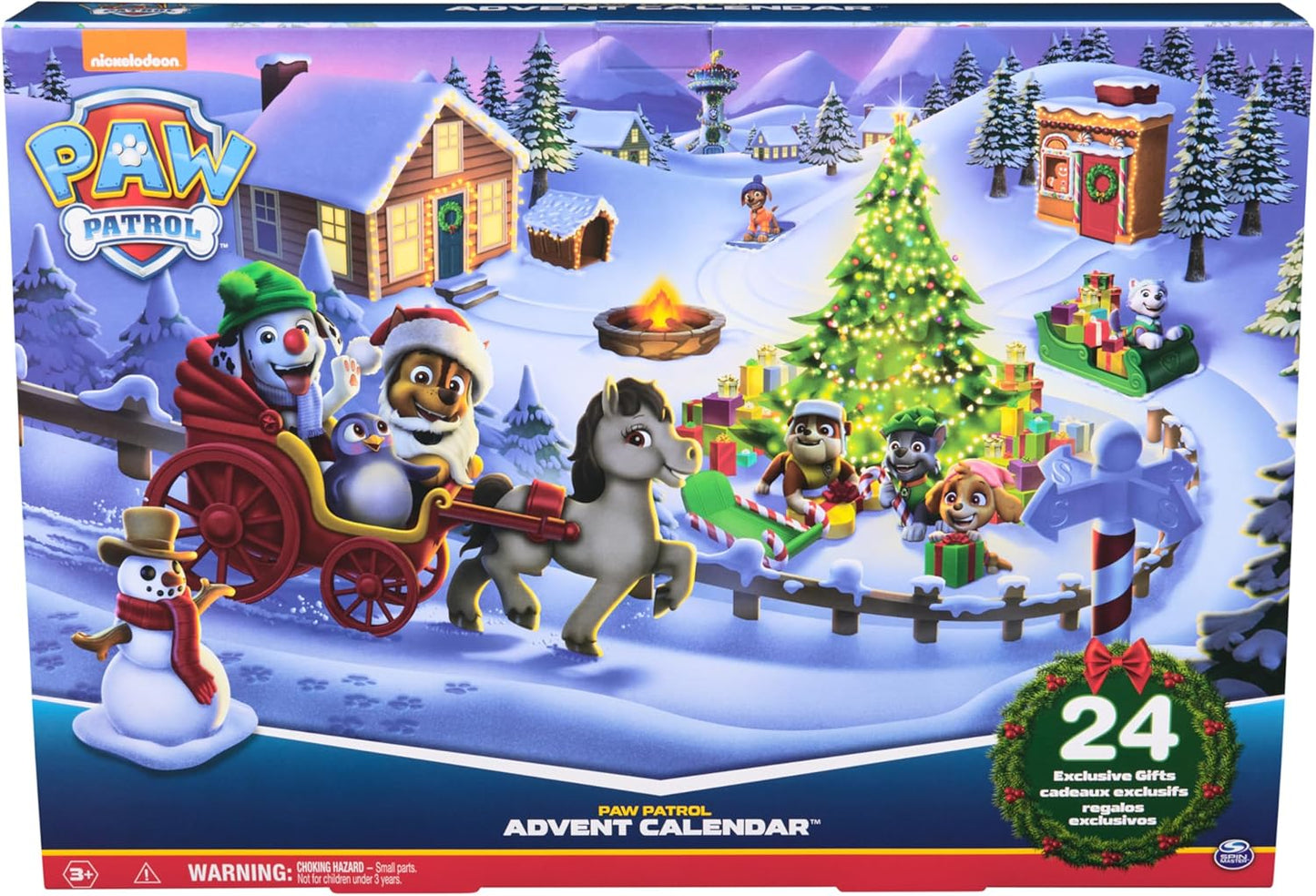 PAW Patrol 2024 Advent Calendar with 24 Surprise - Figures and for Boys Girls Ages 3 and