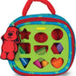Melissa & Doug Melissa Doug K's Take-Along Shape Sorter Baby Toy with 2-Sided Activity