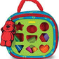 Melissa & Doug Melissa Doug K's Take-Along Shape Sorter Baby Toy with 2-Sided Activity