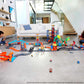Hot Wheels Toy Car Track Set Pack 10 Track-Building Parts with City Square Bridge 164 Scale Vehicle
