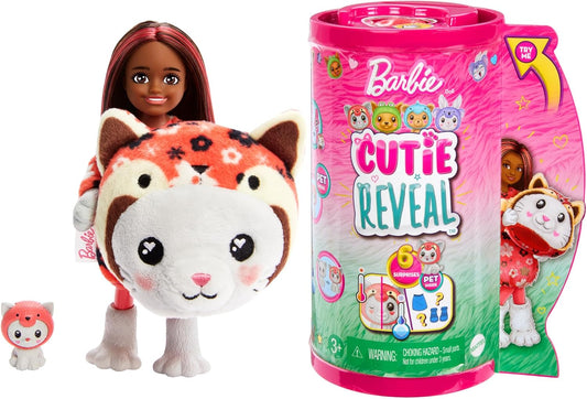Barbie Cutie Reveal Chelsea Doll Animal Plush