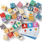 Melissa & Doug Ms. Rachel Melissa Doug Letter Number and Game Wooden Learning Blocks with