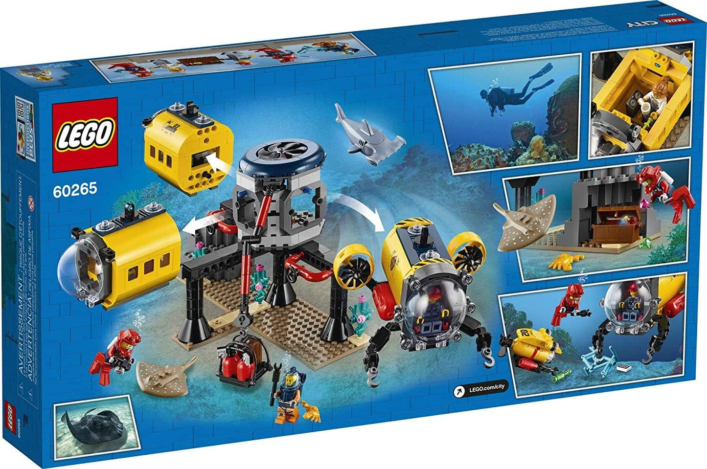 LEGO City Ocean Exploration Base Playset (497 Pieces)