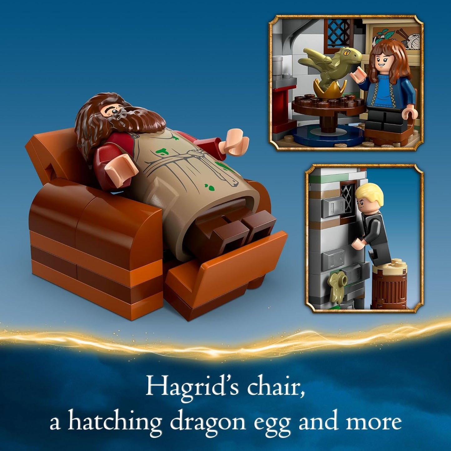 LEGO Harry Potter Hagrid's Hut an Unexpected Visit - Harry Potter Toy for Boys Girls Ages