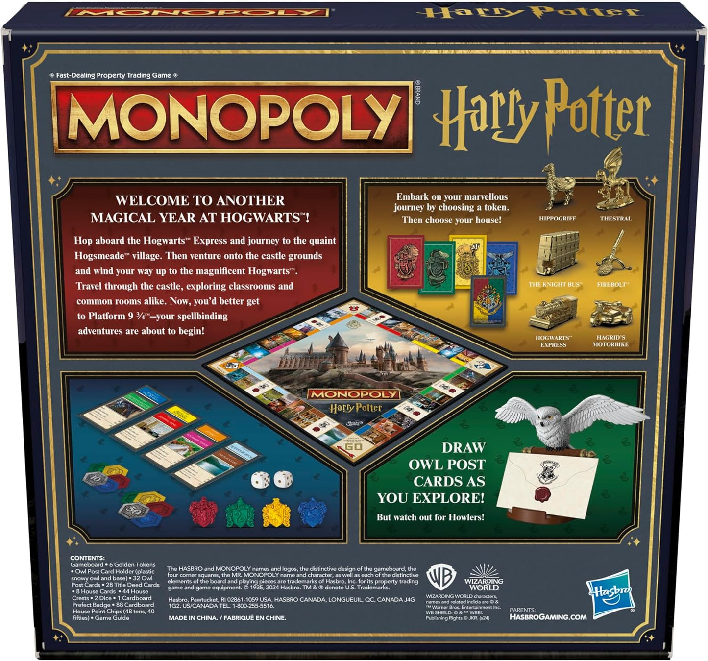 Hasbro Gaming Monopoly Harry Potter Edition Board Game