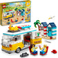 LEGO Creator 3 in 1 Beach Camper Van Building Kit Transforms from a Campervan to Ice