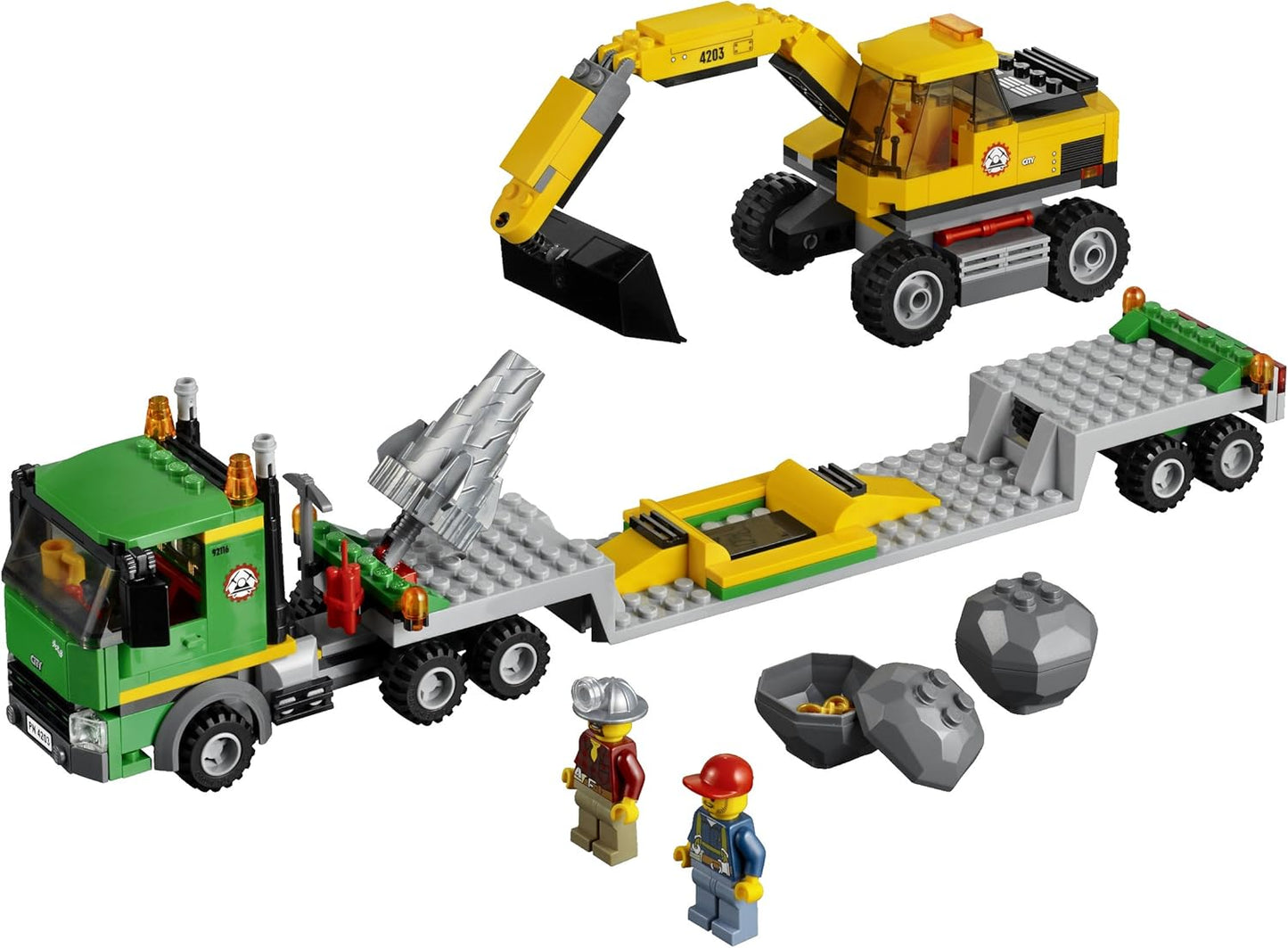 LEGO City 4203 Excavator Transport