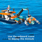 LEGO City Explorer Diving Boat 60377 Ocean Building Toy Includes a Coral Reef Setting