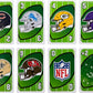 Mattel Games Mattel Giant UNO NFL Game for Adults Family with Oversized Card Deck for