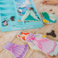 Melissa & Doug Melissa Doug Disney Ariel Magnetic Dress-Up Wooden Doll 30 pcs