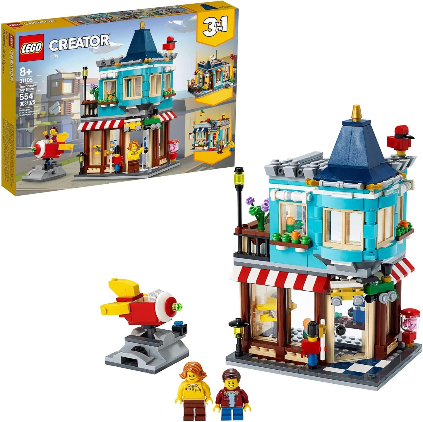 LEGO Creator 3in1 Townhouse Toy Store 31105 (554 Pieces)