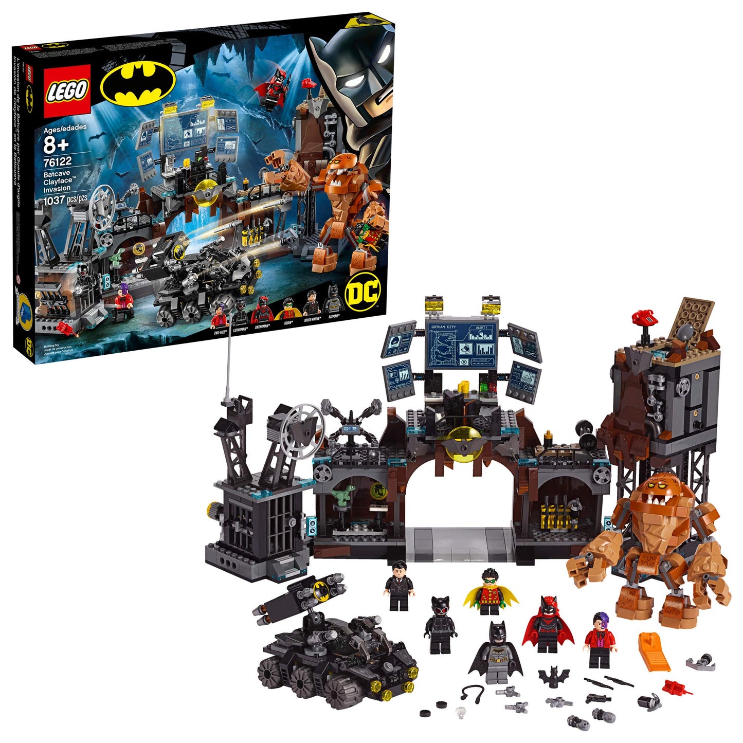 LEGO DC Batman Batcave Clayface Invasion 76122