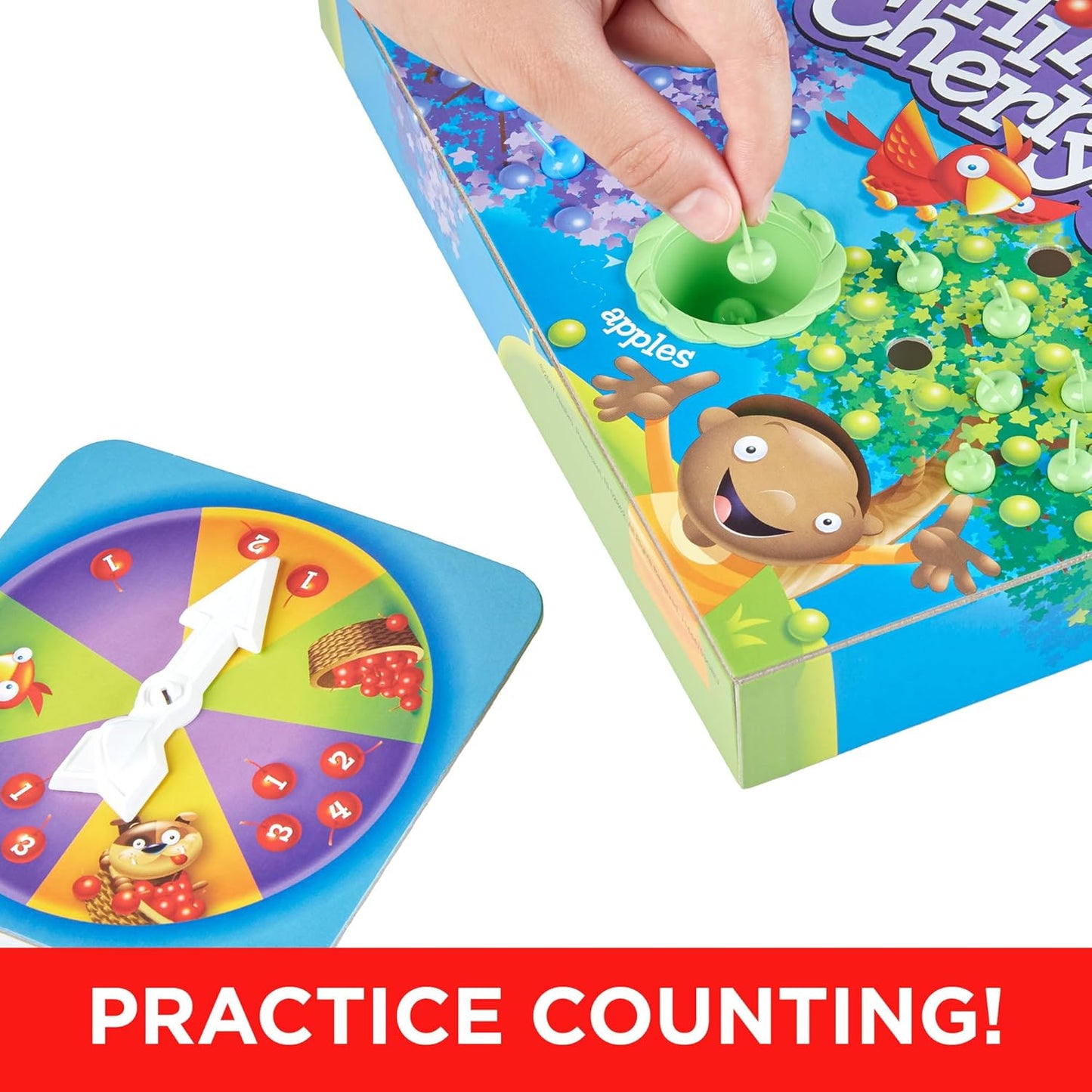 Hasbro Gaming Hi Ho Cherry-O Board Game for 2 to 4 Players Amazon