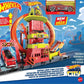 Hot Wheels City Toy Car Track Set Super Loop Fire Station 164 Scale Firetruck Connects to